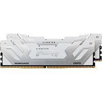 Модуль памяти Kingston 48GB DDR5 8800 FURY Renegade White RGB On-Die ECC CUDIMM CL42 kit 2*24gb (KF588CU42RWK2-48)