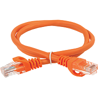 Коммутационный шнур кат. 5Е UTP LSZH 0,5м оранжевый (PC07-C5EUL-05M)