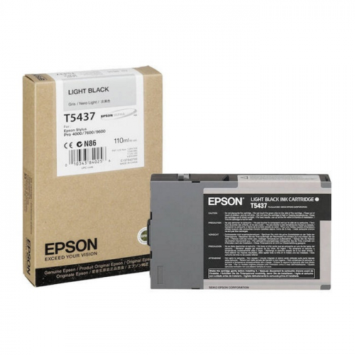 Картридж струйный Epson T5437, серый, 110 мл., для Epson St Pro 7600/9600 (C13T543700)