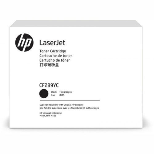 Тонер-картридж HP 89Y, экстраповышенной ёмкости, черный / 20000 страниц для LJ M507/ M528 (белая упаковка) (CF289YC)