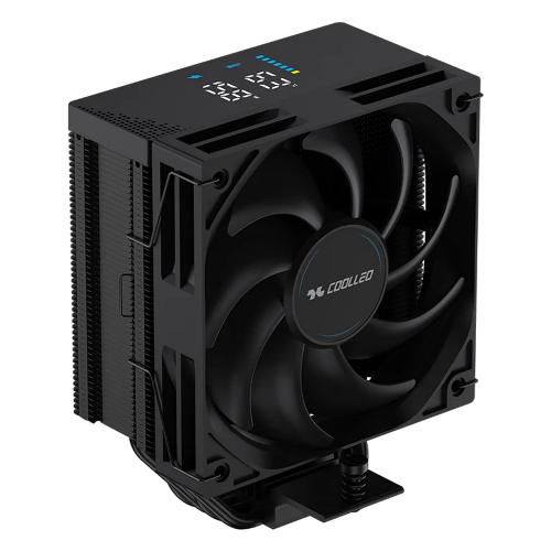 Вентилятор для процессора Coolleo CPU Cooler CL-B40-DIG-BK V2 Intel: LGA 115X/ 1200/ 1700/ 1851 AMD: AM4/ AM5 220W TDP (CL-B40-DIG-BK-V2)