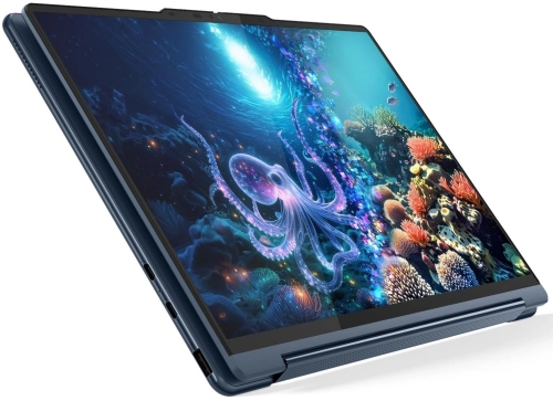 Ноутбук Lenovo Yoga 9 14ILL10 (83LC0054RK) Ноутбук Lenovo Yoga 9 14ILL10 Core Ultra 7 256V 16Gb SSD1Tb Intel Arc 140V 14 OLED Touch 2.8K (2880x1800) Windows 11 Home blue WiFi BT Cam Bag (83LC0054RK) фото 8
