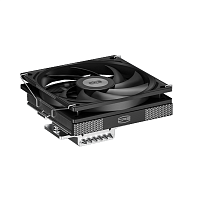 Кулер для процессора/ CPU Cooler PCCooler RC600-67 (125W, 4-pin PWM, 67.5mm, Al, 4x6mm, 1x120mm, 62.5CFM, 32.5dBA, 2300RPM, S: 1851/1700/1200/115X, AM5/AM4, black)