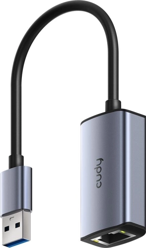 Адаптер/ Aluminum Portable USB-A to Gigabit Ethernet Adapter, Compatible with Laptop, MacBook, Surface, PC with Windows, XP, Mac/ Linux and more (UE10A)