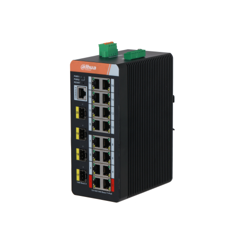 Коммутатор Dahua DH-IS4420-16GT-240 (L2) 20x1Гбит/с 3SFP 16PoE 240W управляемый