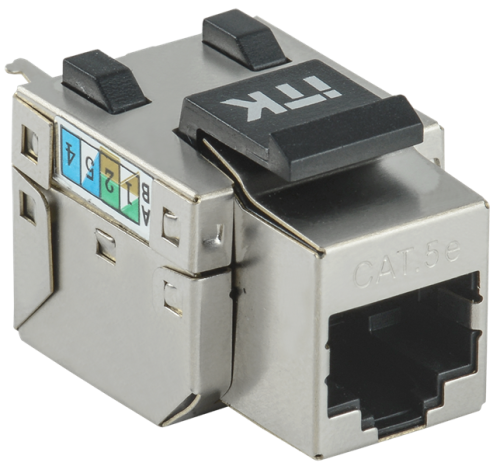ITK Модуль Keystone Jack кат. 5E FTP 110 IDC 90 град. розет. (CS1-1C5EF-11)