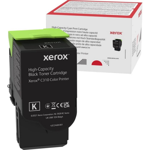 Тонер-картридж Xerox C310 черный 8000 стр. (006R04368)