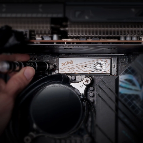 Твердотельный накопитель/ ADATA SSD XPG MARS 980 PRO, 1000GB, M.2(22x80mm), NVMe, PCIe 5.0 x4, 3D NAND, R/ W 14000/ 10000MB/ s, IOPs 1 600 000/ 1 650 000, TBW 740, DWPD 0.4, with Heat Sink (5 лет) (SMAR-980P-1TCI) фото 5