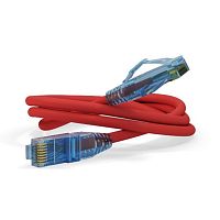 Hyperline PC-LPM-UTP-RJ45-RJ45-C6-3M-LSZH-RD Патч-корд U/ UTP, Cat.6 (100% Fluke Component Tested), LSZH, 3 м, красный