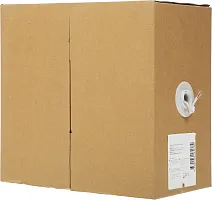 Кабель сетевой KingPrice KP-utp-c5e-0.4mm-cca-305m 1Гбит/ с UTP 4 пары cat.5E solid 0.40мм CCA 305м серый