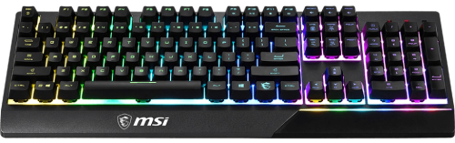 Игровая клавиатура MSI VIGOR GK30 Mechanical-like plunger switches, 6 zones RGB lighting with several lighting effects, Anti-ghosting Capability, Water Resistant, spill-proof (S11-04RU236-CLA)
