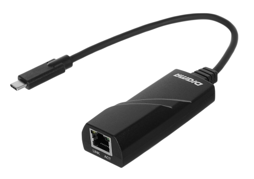 Сетевой адаптер Gigabit Ethernet Digma D-USBC-LAN1000 USB Type-C (упак.:1шт)