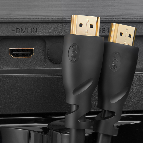 Greenconnect Кабель PROF 15.0m HDMI версия 2.0, черный, OD9.0mm, 28/24 AWG, позолоченные контакты, Ethernet 18.0 Гбит/с, 3D, 4K GCR-HM313-15.0m, тройной экран фото 7