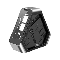 Корпус без блока питания/ JONSBO TR03-G, Full-Tower, TG, 2x120mm, 2xUSB-A 3.0 + 1xUSB-C 3.2, ATX, mATX, mITX Glass pannel Silver (TR03-G SILVER)