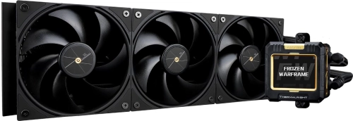 Система водяного охлаждения Thermalright Frozen Warframe 360 Soc-AM5/AM4/1200/1700/1851 черный 4-pin 29.8dB Al LCD Ret (F-WFRAME-360-BL)