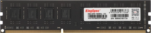KingSpec DDR3 DIMM 8GB 1600MHz CL11 1x8GB 1.5V 240-pin (KS1600D3P15008G)