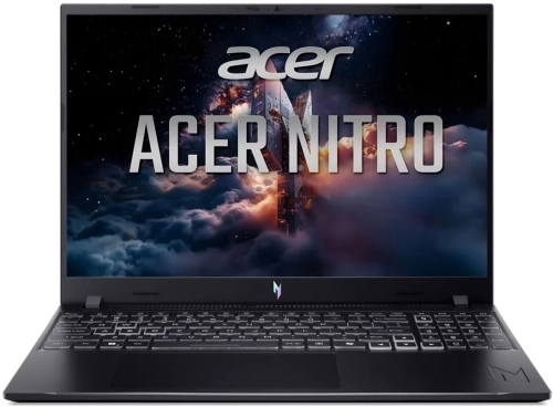 Ноутбук Acer Nitro V 16S ANV16-I31-76Z5 Core 7 240H 16Gb SSD512Gb NVIDIA GeForce RTX 5070 8Gb 16 IPS WUXGA (1920x1200) без ОС black WiFi BT Cam (NH.U5DCD.002)