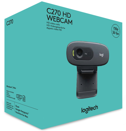 Веб-камера Logitech HD Webcam C270 (960-000999) фото 4