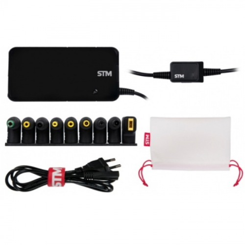 Адаптер питания STM DLU90 универсальный для ноутбуков NB Adapter 90W, EU AC power cord/ Car Cigaratte Plug, USB(2.1A) фото 4