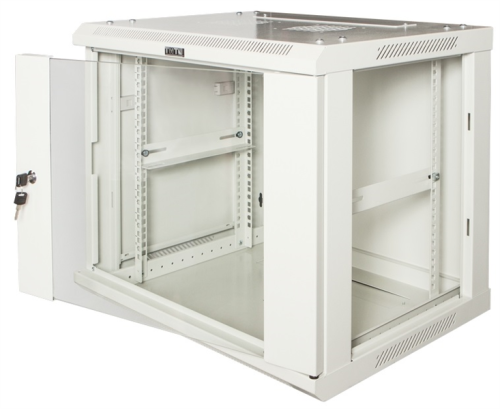 Шкаф настенный серии Pro, 6U 600x800, стеклянная дверь (TWT-CBWPG-6U-6X8-GY)
