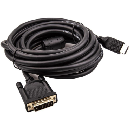 Кабель/ Кабель HDMI AM/DVI(24+1)M, 5м, CU, 1080P@60Hz, 2F, VCOM <CG484G-5M> (CG484GD-5M)