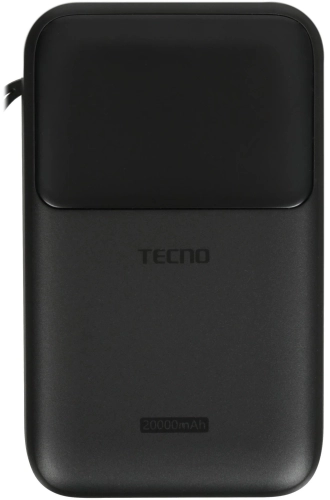 Мобильный аккумулятор Tecno Pocket S201 20000mAh 2.4A 2xUSB-A/USB-C черный (S201#MLN)