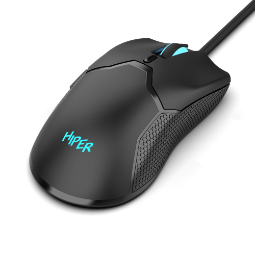 Игровая мышь Gaming Mouse HIPER MX-R200 Black (6D, 3600DPI, 1.5m cable, USB) фото 3