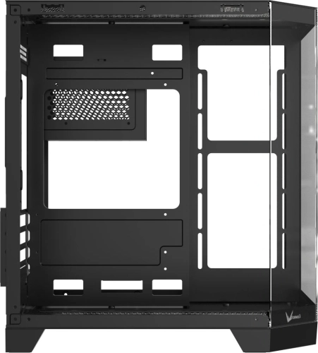 Корпус Formula Crystal Z6M Floe черный без БП mATX 4x120mm 2xUSB3.0 audio bott PSU (CRYSTAL Z6M FLOE BLACK) фото 8