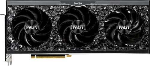 Видеокарта Palit PCI-E 4.0 PA-RTX4090 GAMEROCK OMNIBLACK NVIDIA GeForce RTX 4090 24Gb 384bit GDDR6X 2235/ 21000 HDMIx1 DPx3 HDCP Ret (NED4090019SB-1020Q V1)