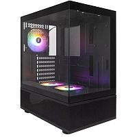 1STPLAYER MIKU Mi7-A Black / ATX / 3x120mm LED fans / Mi7-A-BK-2F1R-1F1