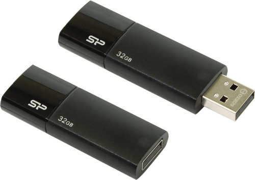 Флеш Диск Silicon Power 32Gb Ultima U05 SP032GBUF2U05V1K USB2.0, black