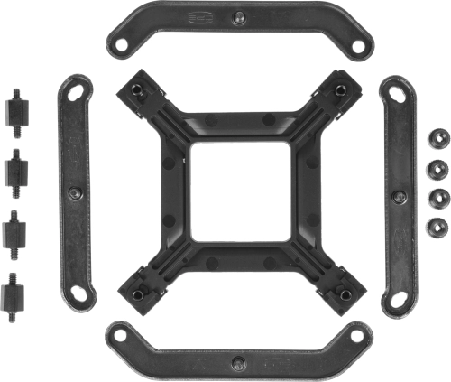 Устройство охлаждения(кулер) PcCooler RT500 BK Soc-AM5/AM4/1200/1700/1851 черный 4-pin 34.9dB Al+Cu 240W Ret (RT500-BKNWXX-GL) фото 9