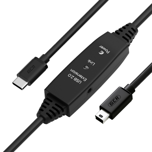 GCR PRO Кабель интерфейсный USB 3.0 (USB 3.2 Gen 1) Type C 2.0m, АМ / CM, 5 Гбит/ с, черный, AL сase, экранирование, армирование, GCR-56020 (GCR-56021)