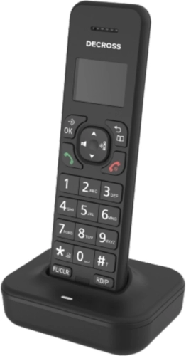 Р/ Телефон Dect Decross DC1102B черный АОН (DC1102B00000000)