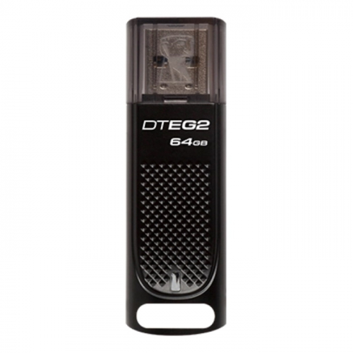 Флеш накопитель Kingston 64GB DataTraveler Elite G2 USB 3.1 Gen 1 Black (DTEG2/64GB)