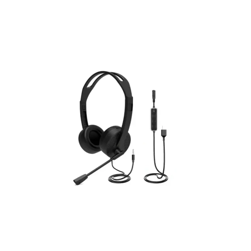 Silex Clarity U16A Binaural Stereo headset with noise cancelling mic and Enahnced Noise Cancellation (CLARITY U16A-ENC)