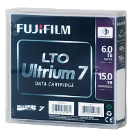 Картридж для ленточной библиотеки FUJIFILM LTO-7 Ultrium 6.0TB labelled Data Cartridge (analog C7977A) (18545/16456574)