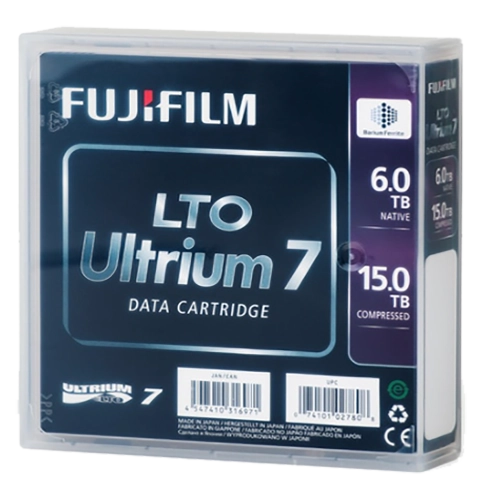 Картридж для ленточной библиотеки FUJIFILM LTO-7 Ultrium 6.0TB labelled Data Cartridge (analog C7977A) (18545/16456574)