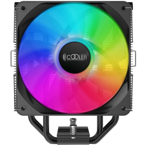 Кулер для процессора/ CPU Cooler PCCooler PALADIN EX400 ARGB (180W, 4-pin PWM, 157mm, Al/Cu, 4x6mm, ARGB, 1x120mm, 73.6CFM, 28.6dBA, 1800RPM, S: 1851/1700/1200/115X, AM5/AM4, black) фото 2