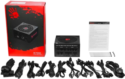 Блок питания Bloody ATX 850W BD-PS850G 80+ gold (20+4pin) APFC 120mm fan 12xSATA Cab Manag RTL (BD-PS850G-M) фото 14