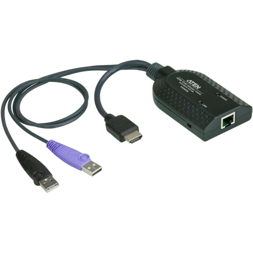 Модуль удлинителя, HDMI+KBD+MOUSE USB, 50 метр., для подкл. комплекта перключат. KN2124v/ 2140v/ 4124v/ 4140v/ 2116A/ 2132/ 4116/ 4132; KM0532/ 0932/ 0032, макс.разреш. 1920х1200, RJ45+HD-DP+USB A-тип, Female (KA7168)