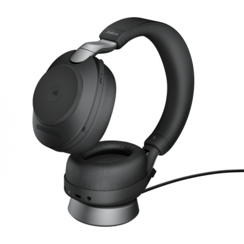 Гарнитура Jabra Evolve2 85 Wireless, Link380c, Bluetooth, USB Type-C, MS Stereo, Stand Black (28599-999-889) фото 4