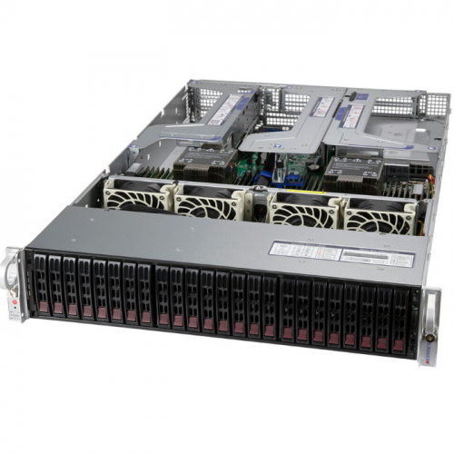 Серверная платформа Supermicro Ultra SuperServer 2U 220U-TNR, 2xXeon Gold 5320/ 256GB DDR4/ 2xPM9A3 960GB SSD NVMe(24x2.5