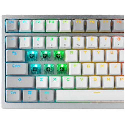 Клавиатура ASUS M701 ROG AZOTH/ NXSW/ RU/ PBT/ WHT / KB,ROG NX MECHANICAL,PBT,WHT (90MP031A-BKRA11) фото 8