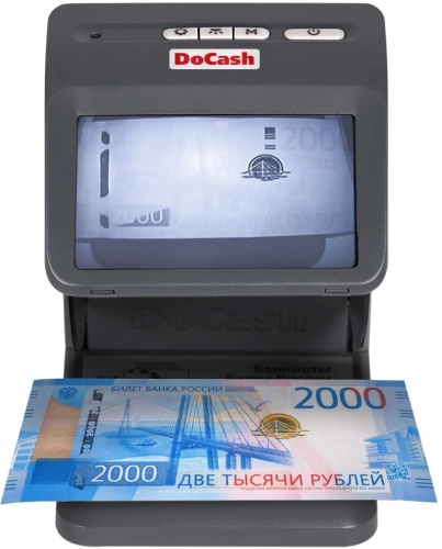 Детектор банкнот DoCash mini IR/ UV/ AS 10658 просмотровый мультивалюта