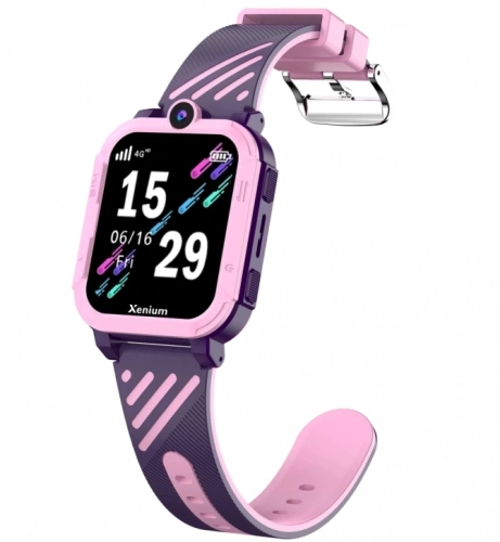 Смарт-часы Xenium W600 1.83 AMOLED корп.розовый рем.фиолетовый (CTW600PK/00) фото 5