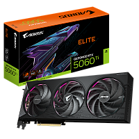 Видеокарта Gigabyte RTX5060Ti ELITE 16GB GDDR7 128bit 3xDP HDMI 3FAN RTL (GV-N506TAORUS E-16GD)