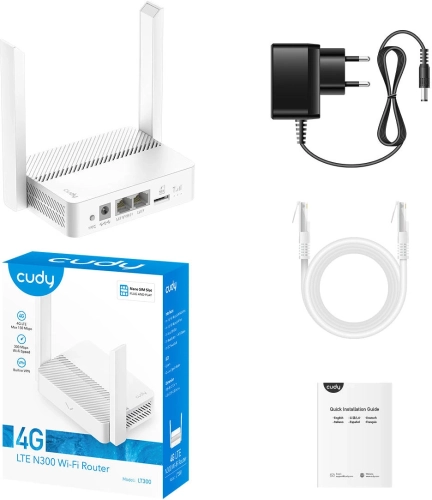 Маршрутизатор/ N300 Wi-Fi 4G LTE Cat4 Router (LT300) фото 4