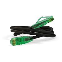 Кабельная сборка Hyperline PC-LPM-UTP-RJ45-RJ45-C6a-0.5M-LSZH-BK Патч-корд U/ UTP, Cat.6a (100% Fluke Component Tested), 10G, LSZH, 0.5м, черный