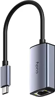 Адаптер/ Aluminum Portable USB-C to Gigabit Ethernet Adapter, Compatible with Laptop, MacBook, Surface, PC with Windows, XP, Mac/ Linux and more (UE10C)